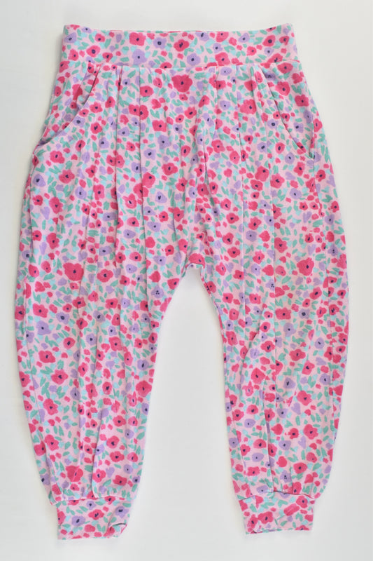 Dymples Size 1 Floral Lightweight Baggy Pants