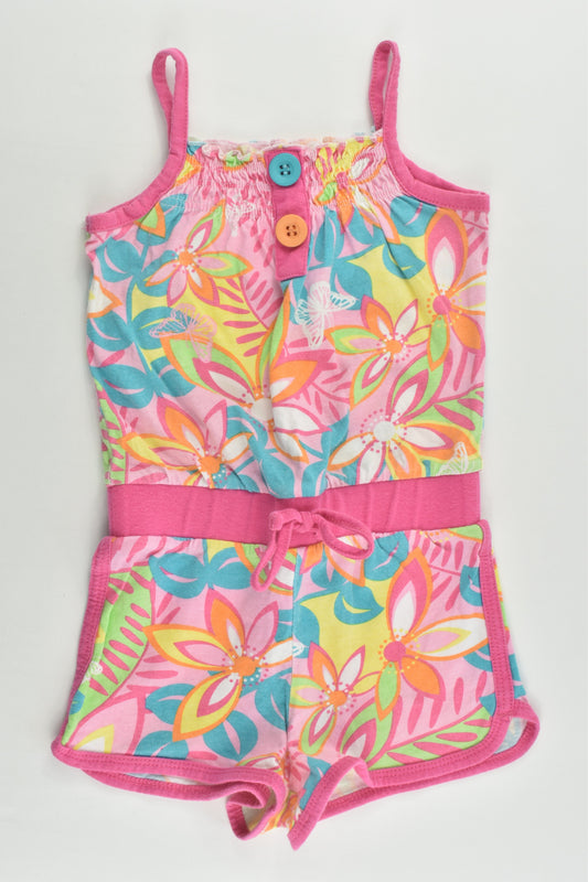 Dymples Size 1 Floral Playsuit