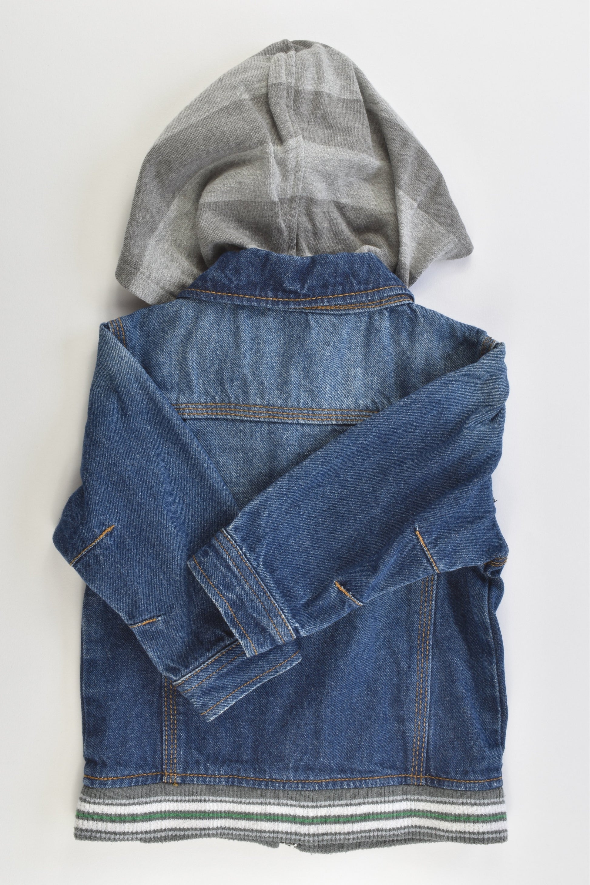 Dymples Size 1 Hooded Denim Jacket