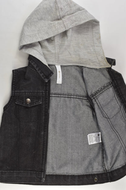 Dymples Size 1 Hooded Denim Vest