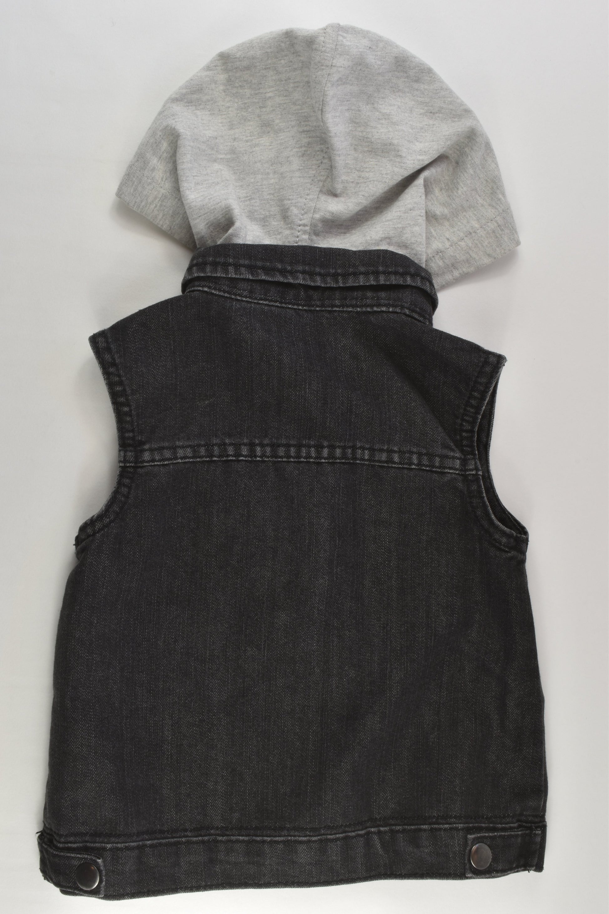 Dymples Size 1 Hooded Denim Vest