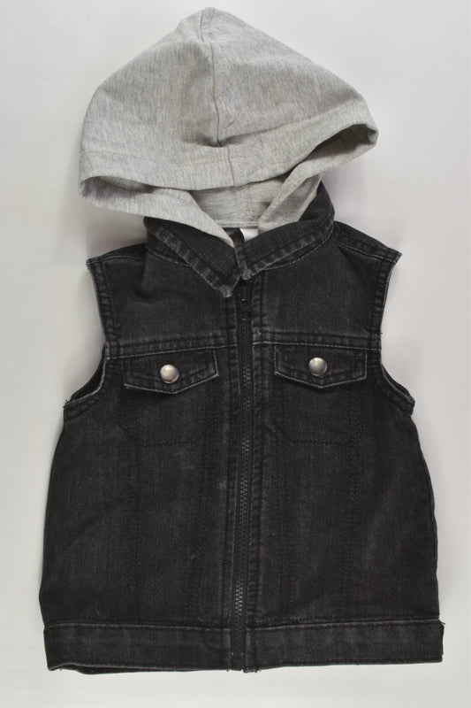 Dymples Size 1 Hooded Denim Vest