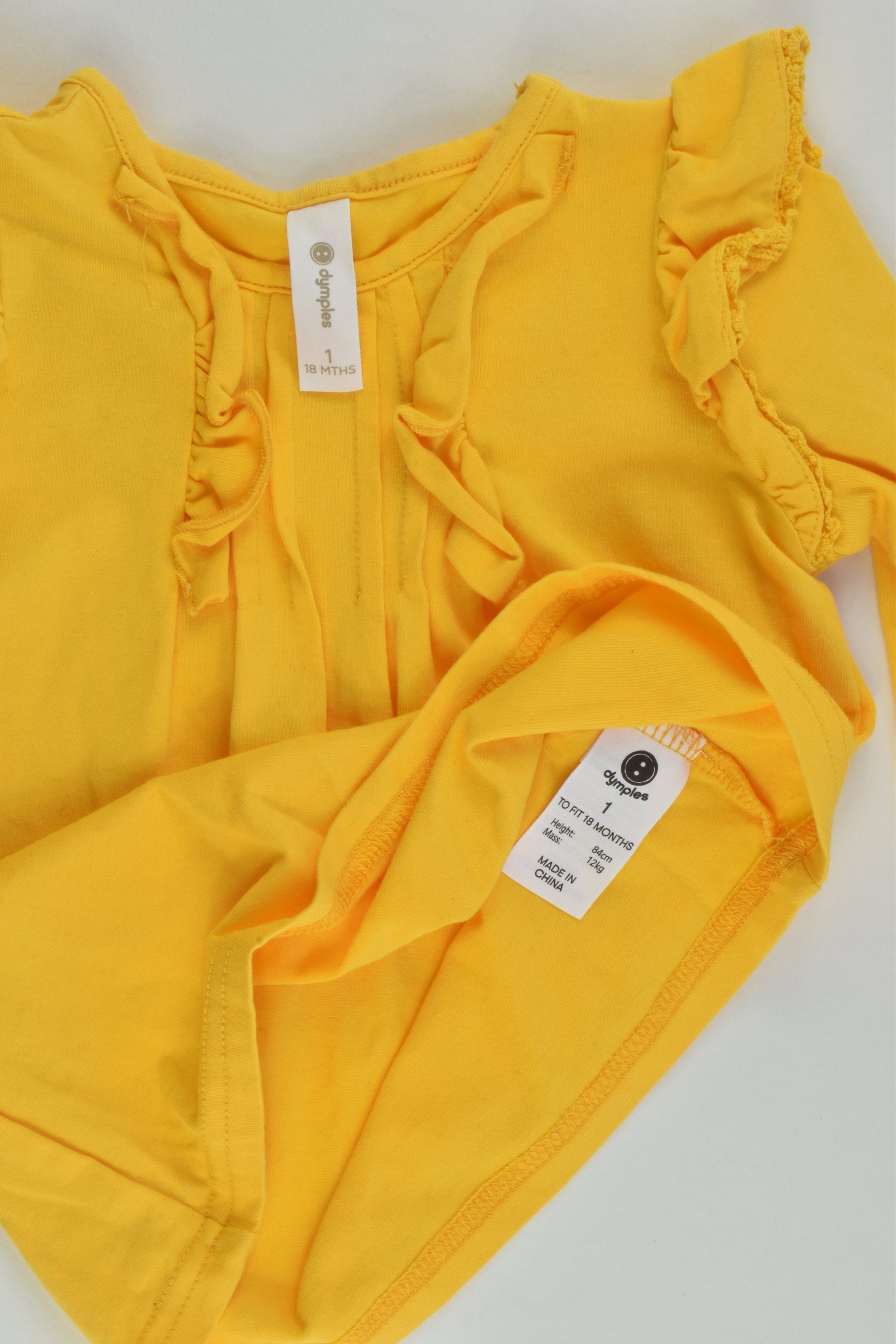 Dymples Size 1 Ruffle Top
