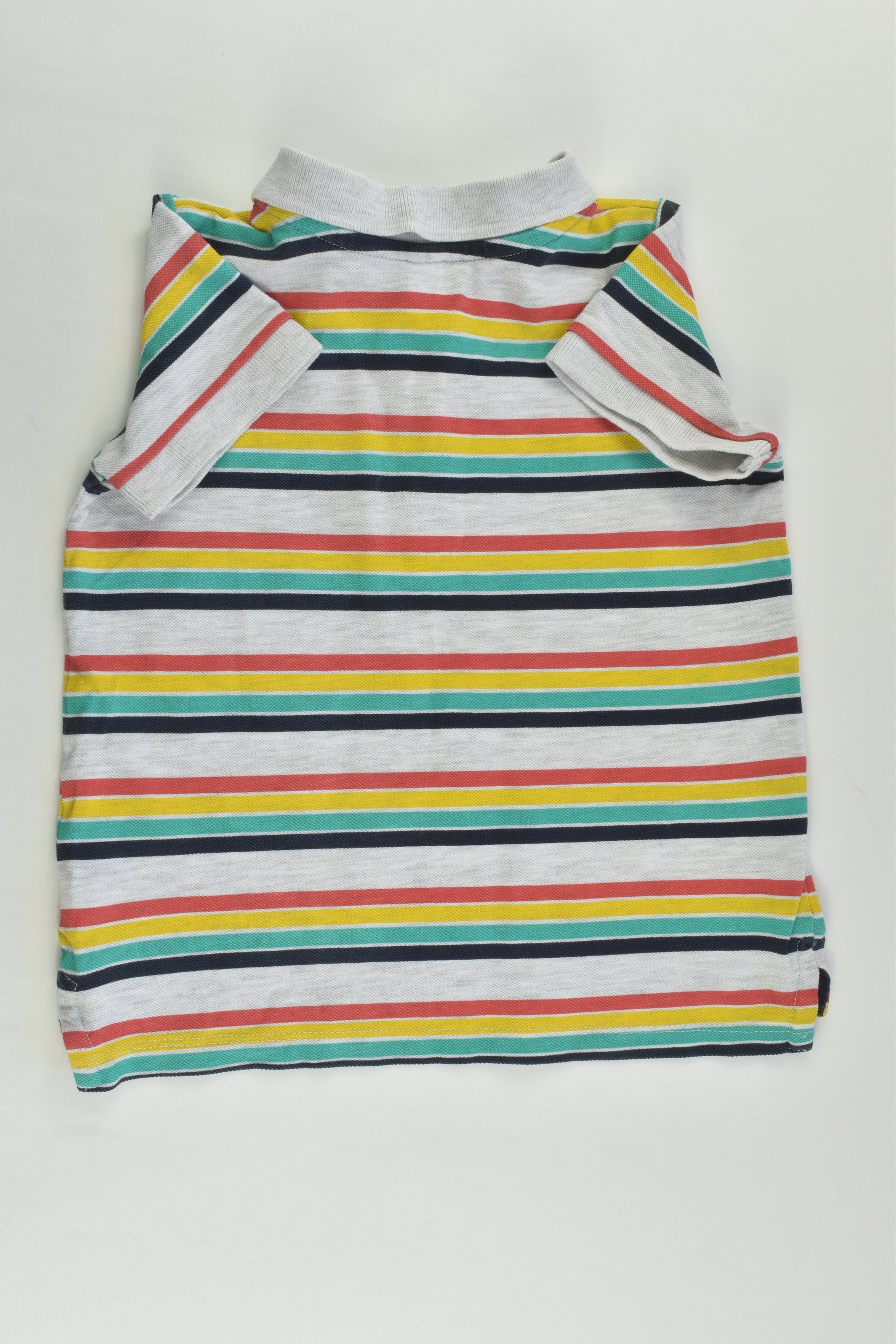 Dymples Size 2 Colorful Stripes Polo Shirt
