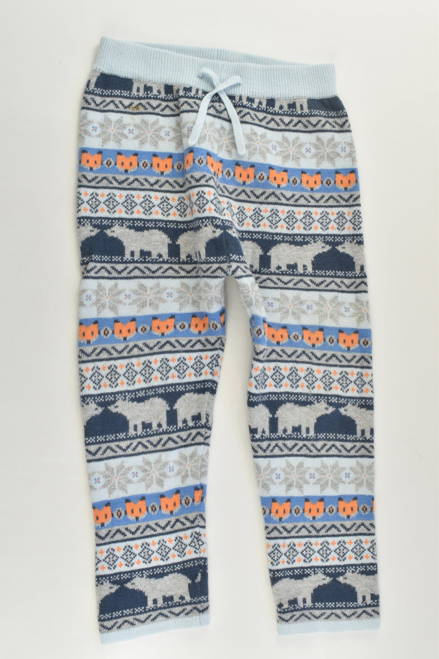 Dymples Size 2 Knitted Forest Animals Pants