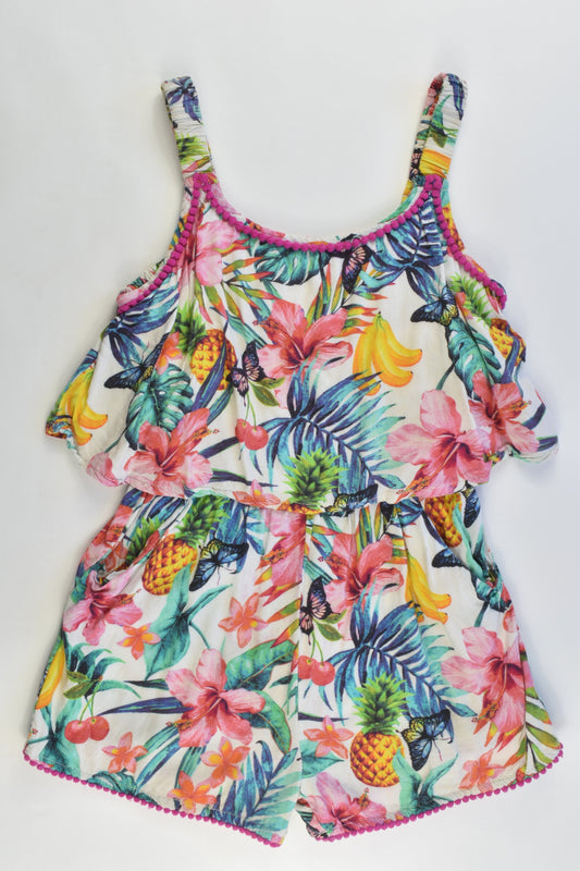 E-vie Angel Size 4 Floral Playsuit