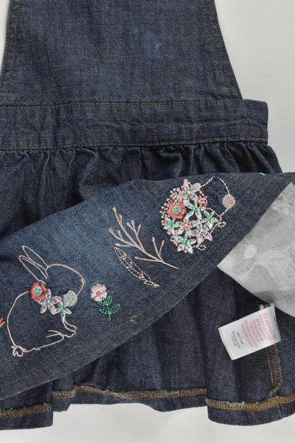 Early Days Size 00-0 Lightweight Forest Animals Denim Dress