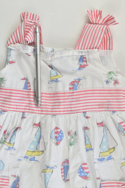 Early Days Size 1-2 (18-24 months, 86 cm) Nautical Dress