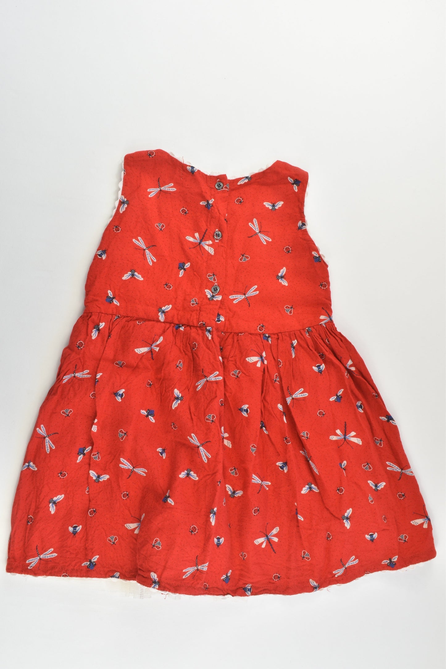Early Days Size 2 (18/24 months) Ladybugs and more Lined Dress