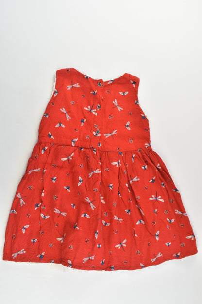 Early Days Size 2 (18/24 months) Ladybugs and more Lined Dress