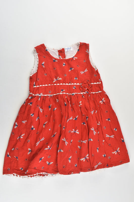 Early Days Size 2 (18/24 months) Ladybugs and more Lined Dress
