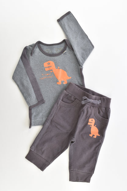Eeni Meeni Miini Moh Size 00 (3-6 months) Dinosaur Set