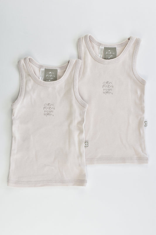 Eeni Meeni Miini Moh Size 000 (0-3 months) Tank Top x2