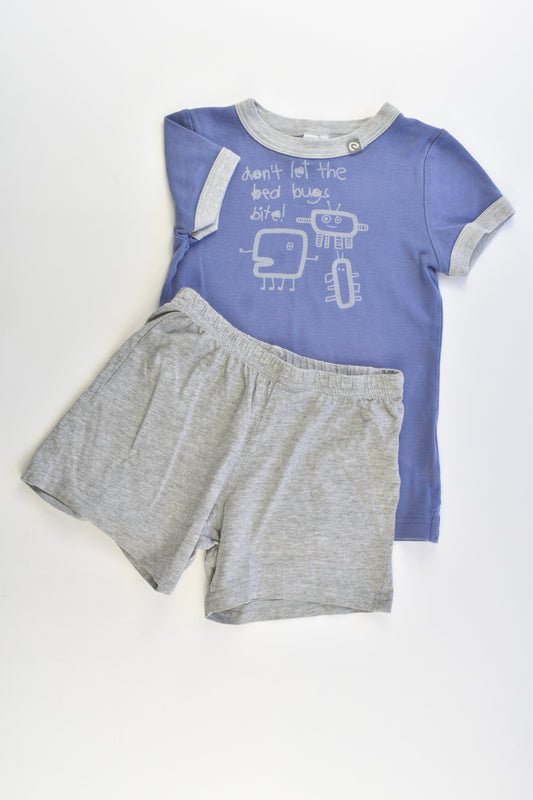 Eeni Meeni Miini Moh Size 4 and Lupilu Size 3-4 'Don't Let The Bed Bugs Bite' Pj Set