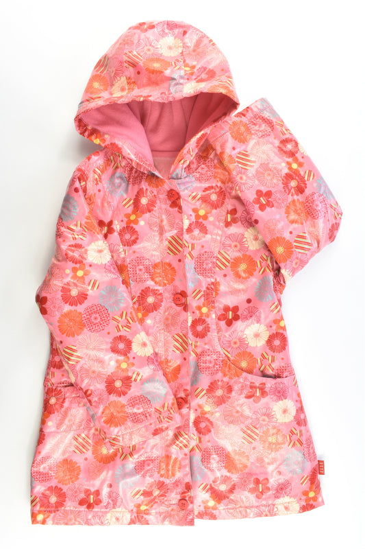 Elle Size 5-6 Fleece Lined Rain Jacket