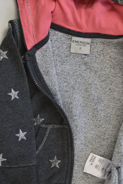 Emerson Junior Size 2 Stars Hooded Jumper