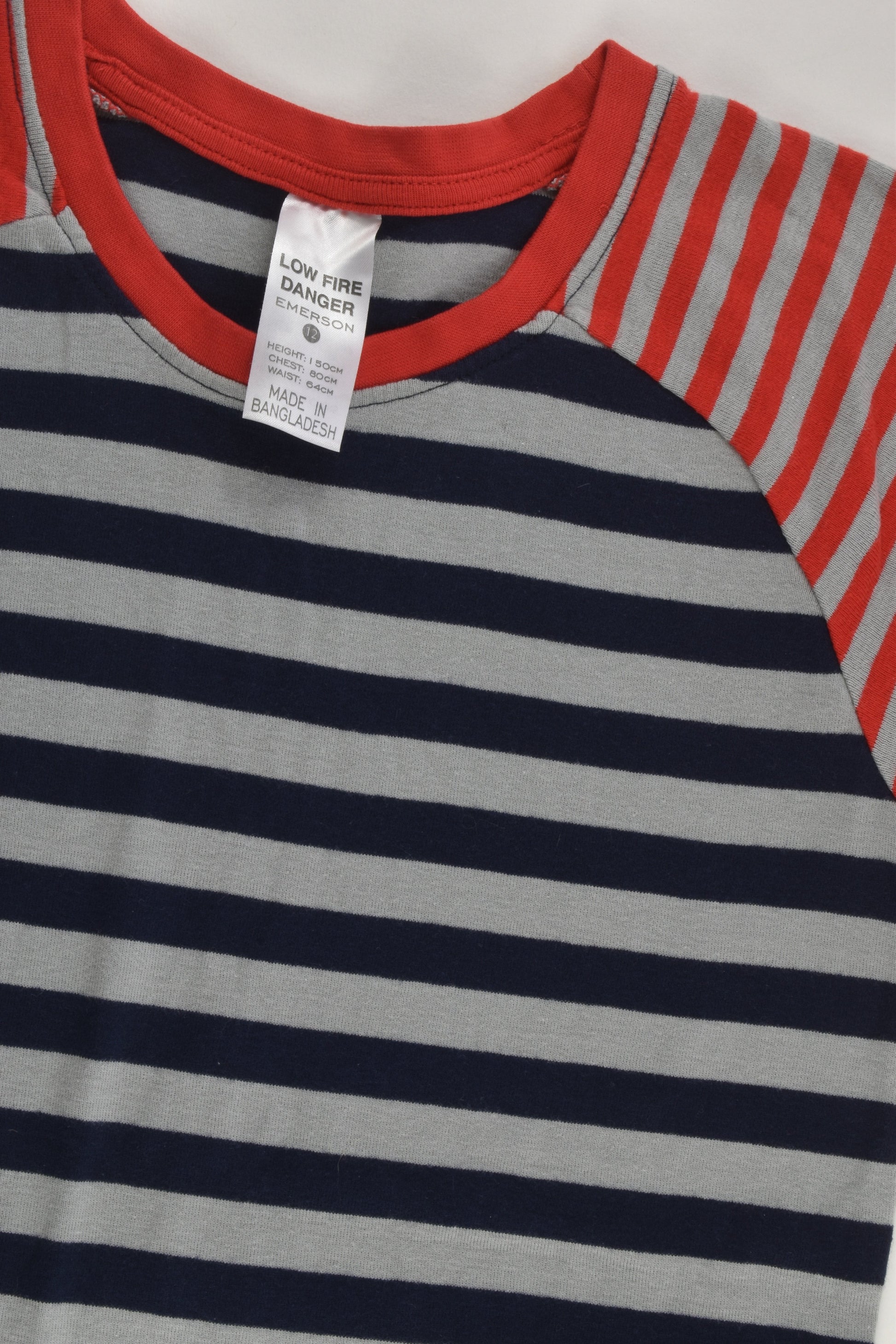 Emerson Size 10 Striped T-shirt