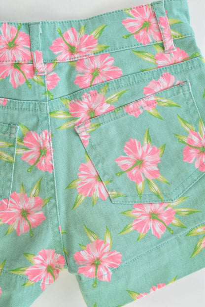 Emerson Size 8 Stretchy Floral Shorts