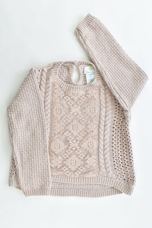 Emma's Garden Size 1-2 (92 cm) Knitted Jumper
