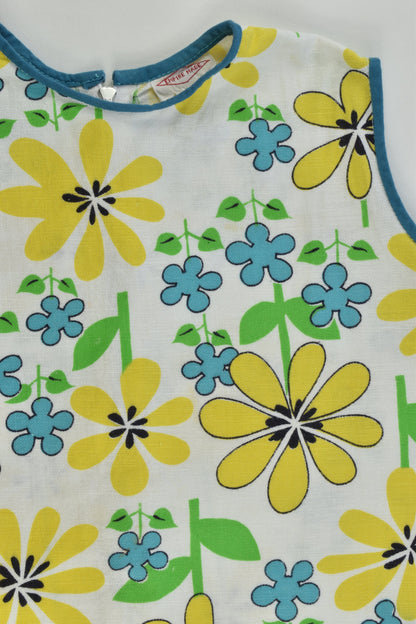 Empire Made Size approx 1-2 Hand Made Floral Dress