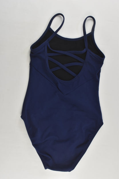 Energetiks Size approx 8-10 (Large) Lined Navy Leotard
