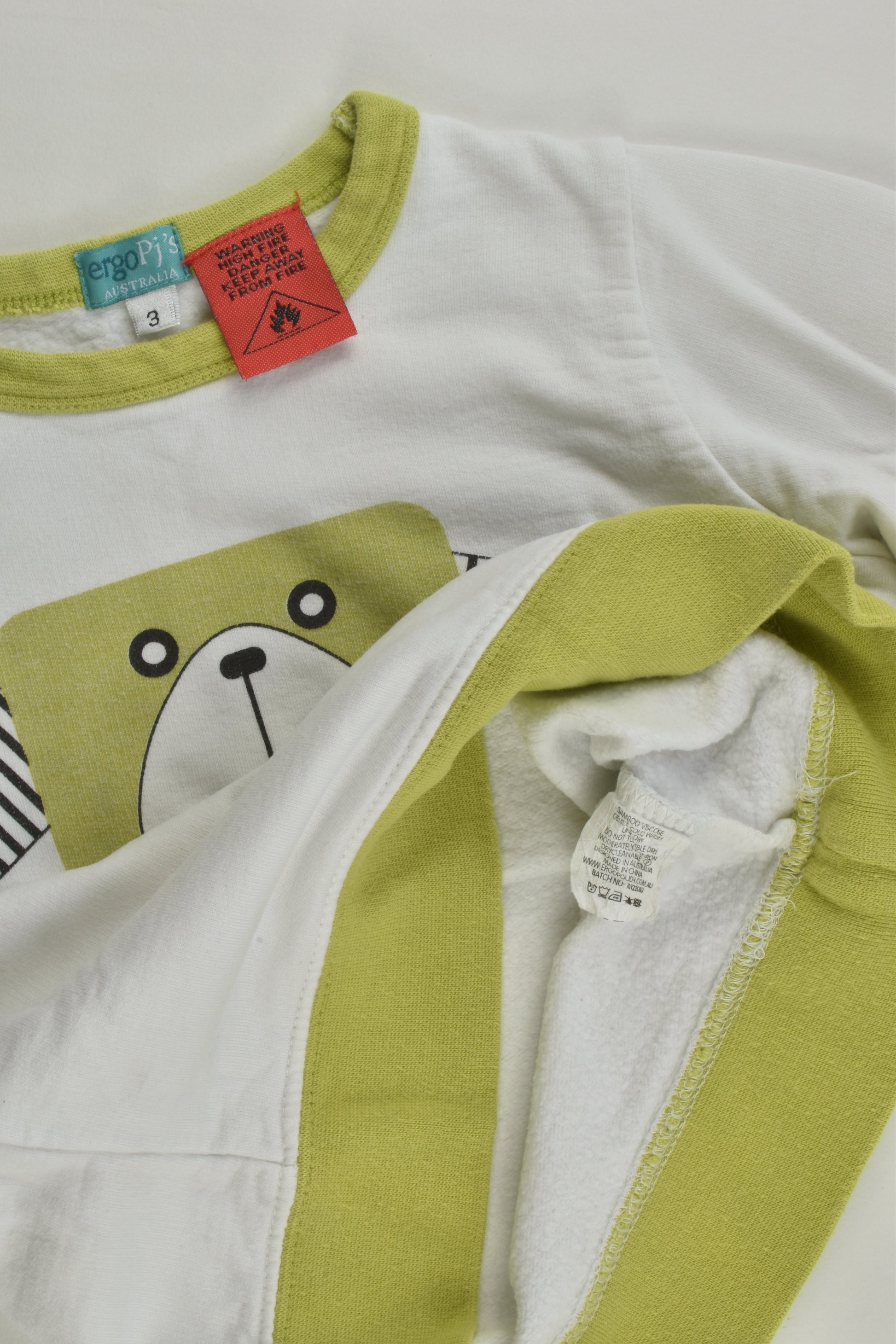 Ergo Pj's Australia Size 3 Dog Bamboo/Viscose Sweater