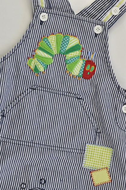 Eric Carle by Target Size 000 (0-3 months) The Very Hungry Caterpillar Short Overalls