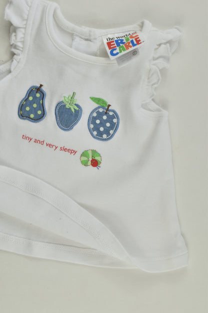 Eric Carle Size 000 'Tiny and Very Sleepy' Top/Tunic