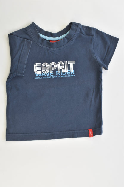 Esprit Size 00 (6 months) 'Wave Rider' T-shirt