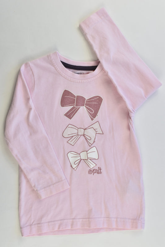 Esprit Size 2 (24 months, 92 cm) Three Bows Top