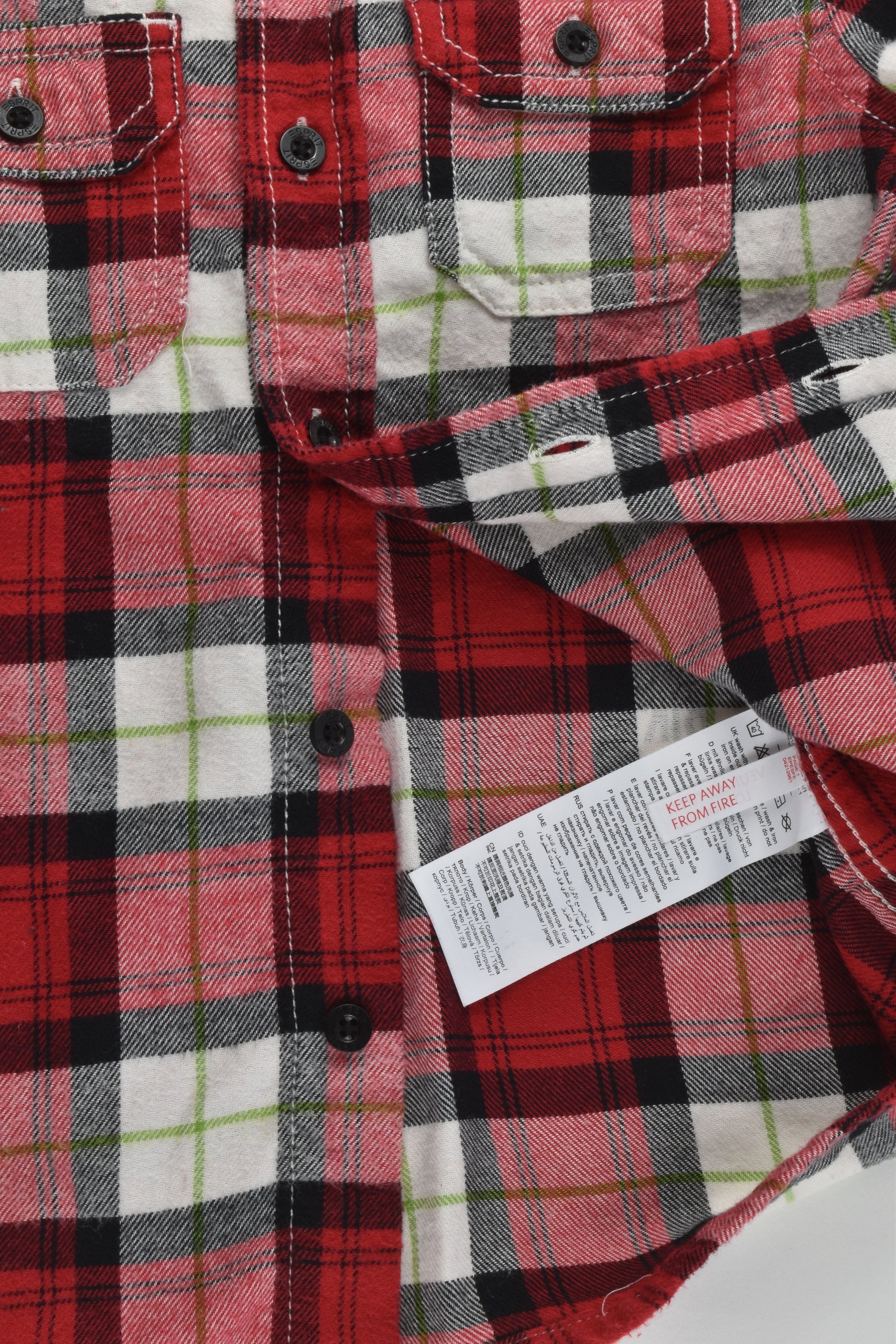 Esprit Size 2-3 (92/98 cm) Casual Motorbike Winter Shirt