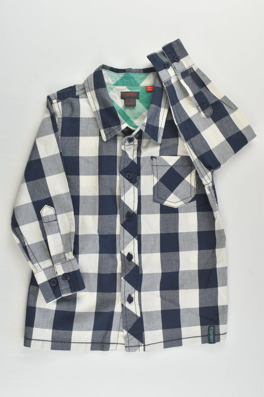 Esprit Size 2 (92 cm) Checked Shirt