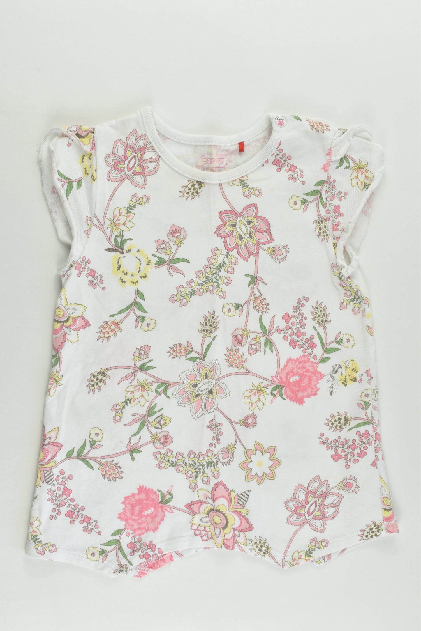 Esprit Size 2 (92 cm) Floral T-shirt