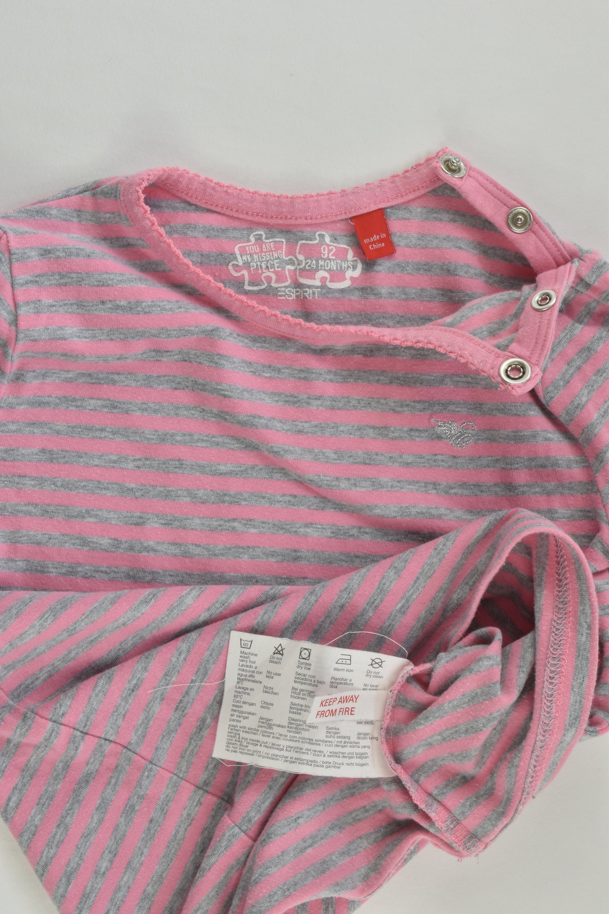Esprit Size 2 (92 cm) Striped Top