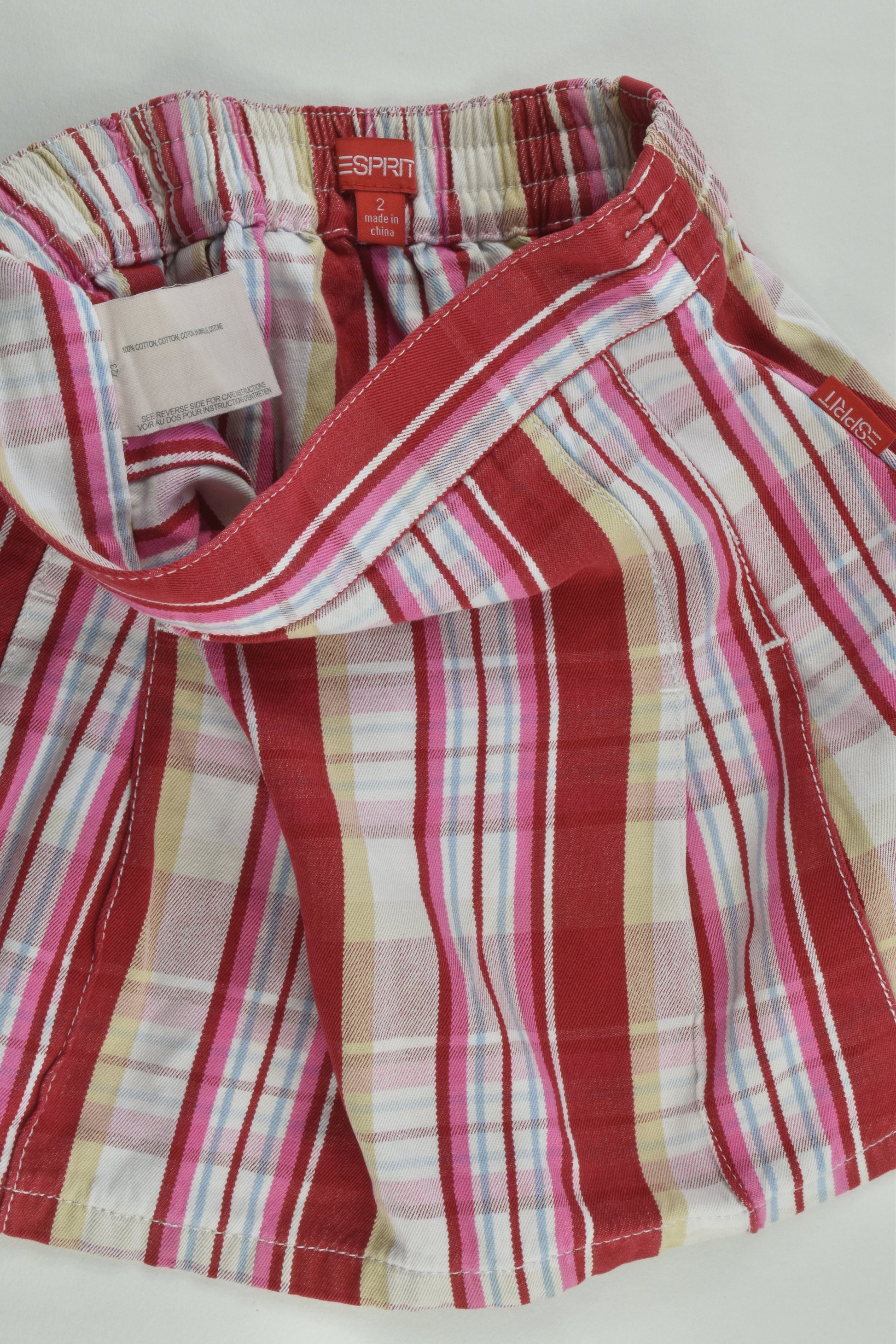 Esprit Size 2 Checked Skirt