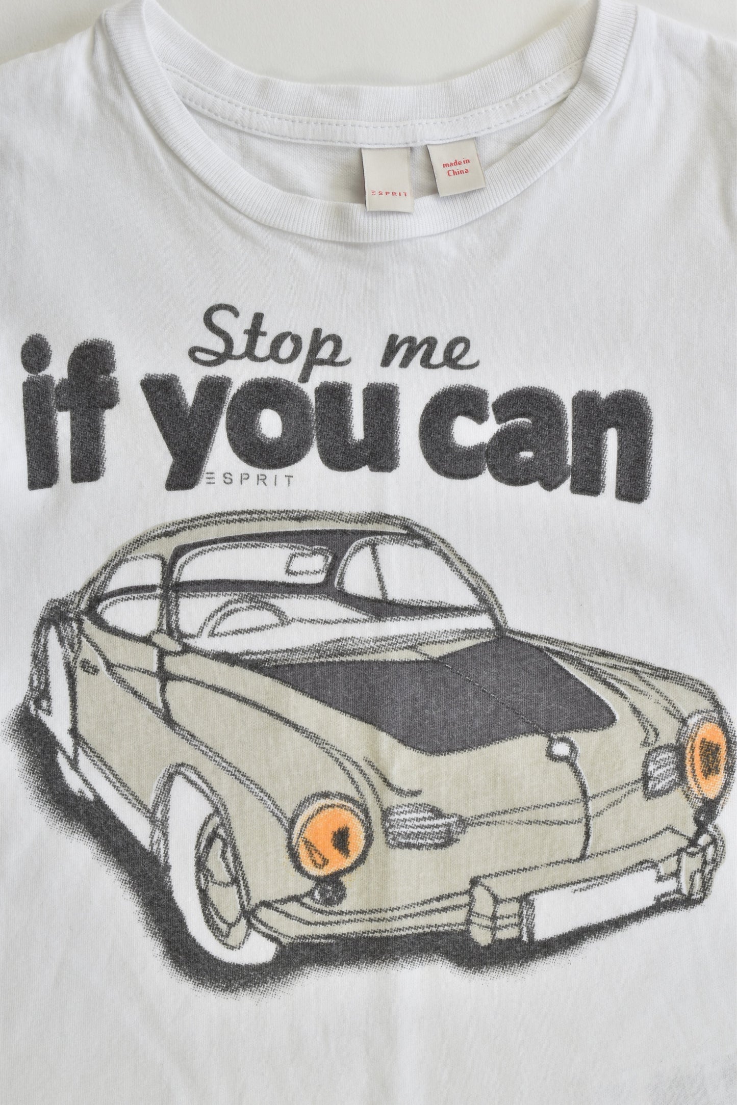 Esprit Size 4-5 "Stop Me If You Can" T-shirt