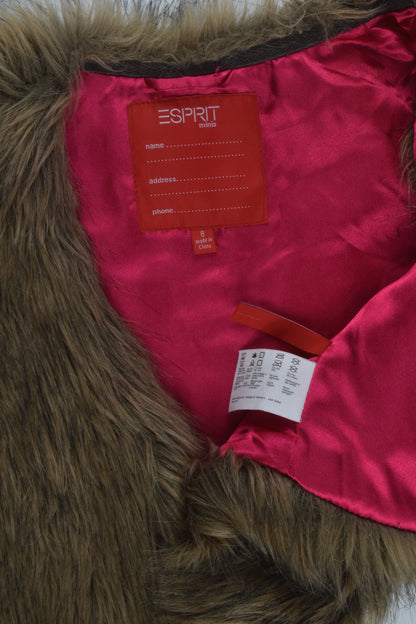 Esprit Size 8 Fluffy Vest