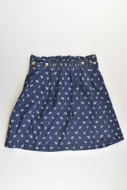 Esprit Size 9 (134 cm) Lightweight Cherries Denim Dress