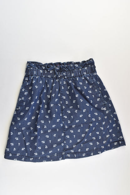 Esprit Size 9 (134 cm) Lightweight Cherries Denim Dress