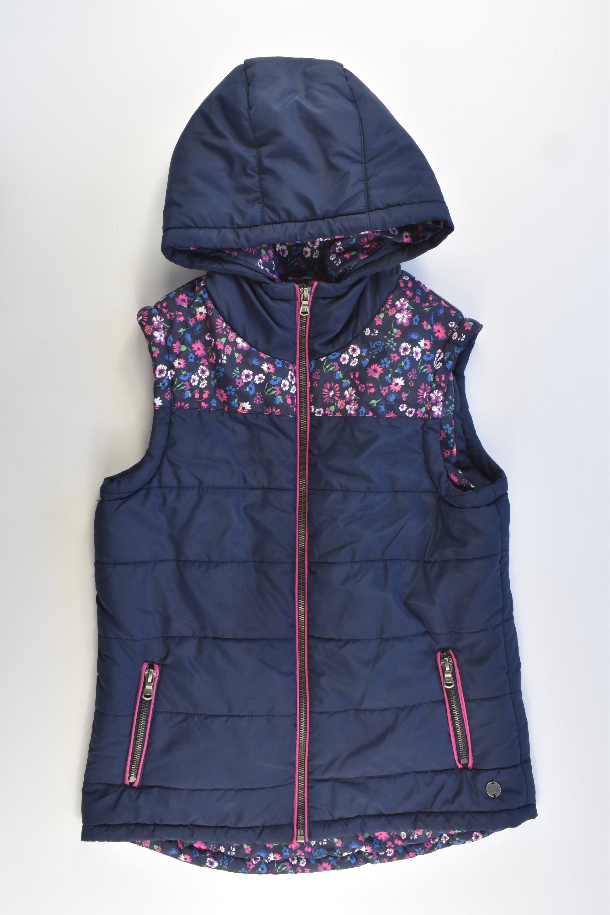 Eve's Sister Size approx 10-12 Hooded Puffer Vest