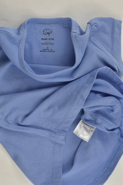 Favourites Size 2 Organic Cotton T-shirt x2