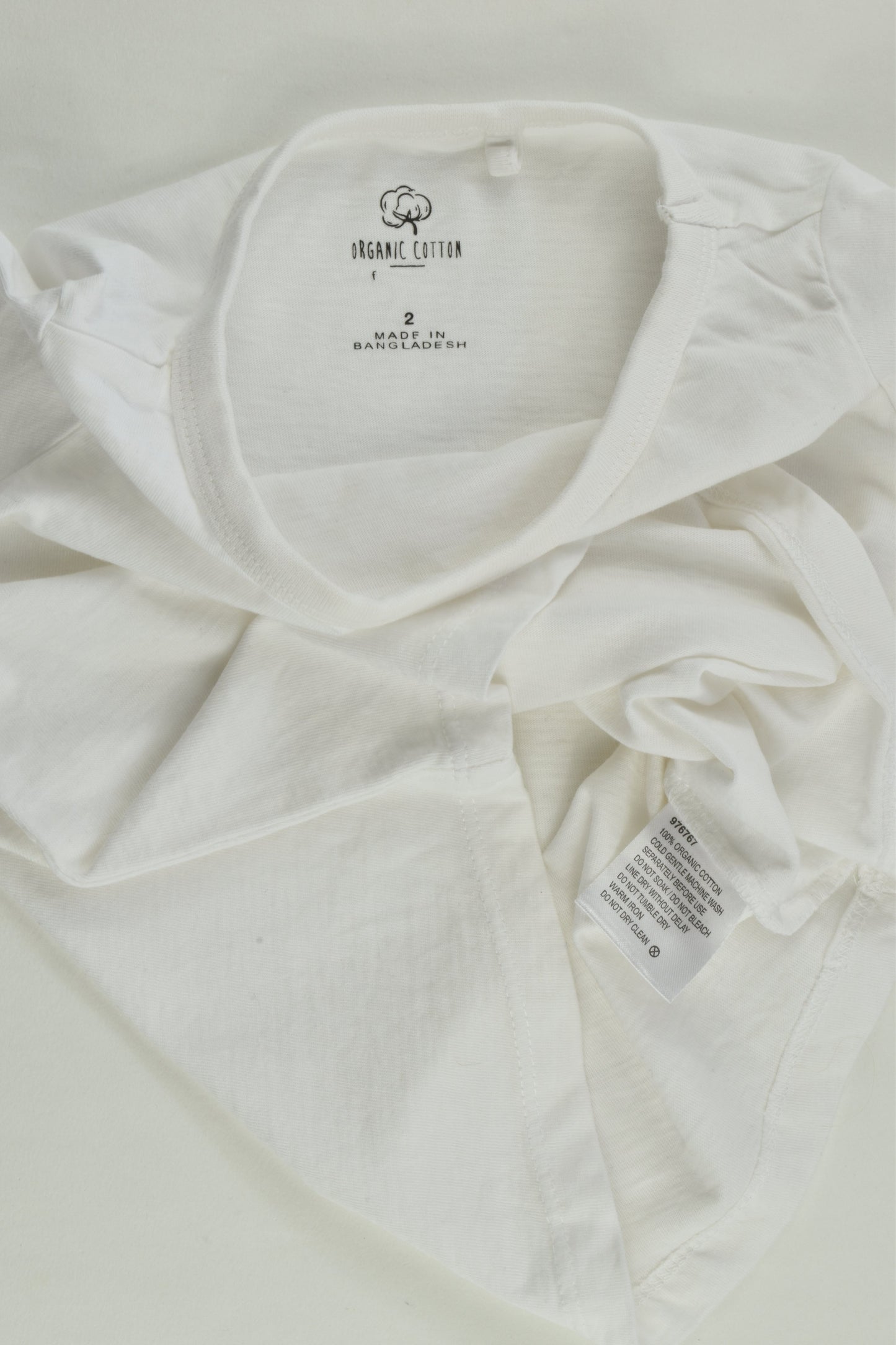 Favourites Size 2 Organic Cotton T-shirt x2