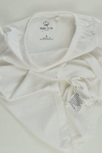 Favourites Size 2 Organic Cotton T-shirt x2