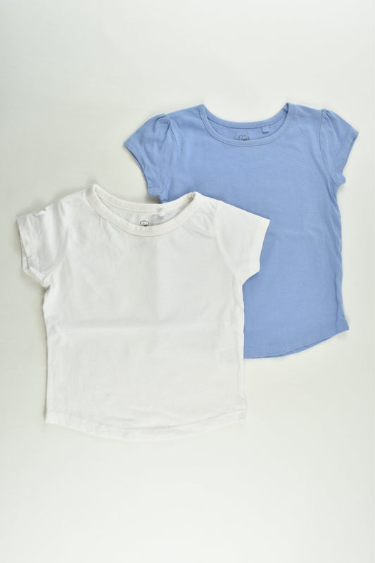 Favourites Size 2 Organic Cotton T-shirt x2