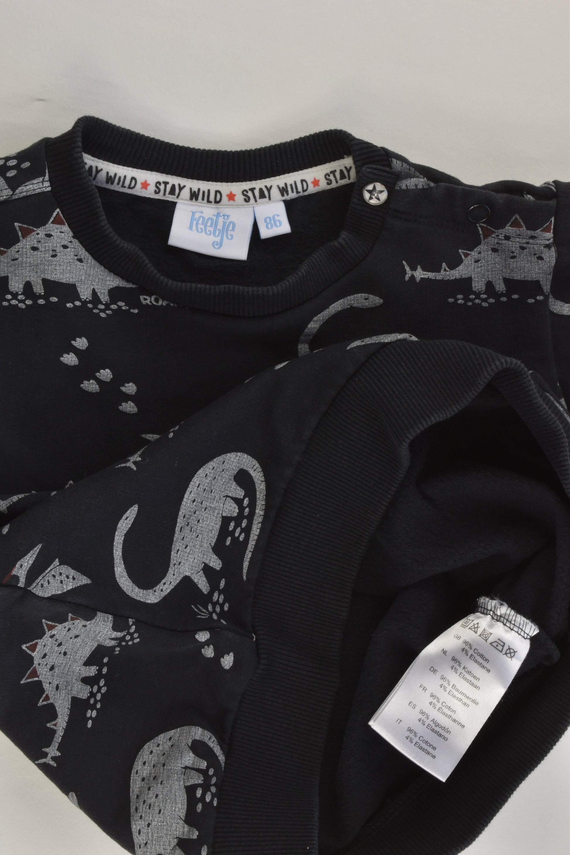Feetje (Netherlands) Size 1 (86 cm) Dinosaur Sweater