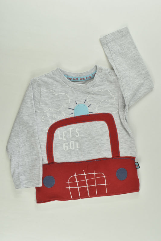 F&F Size 0 (6-9 months) Padded Car Top