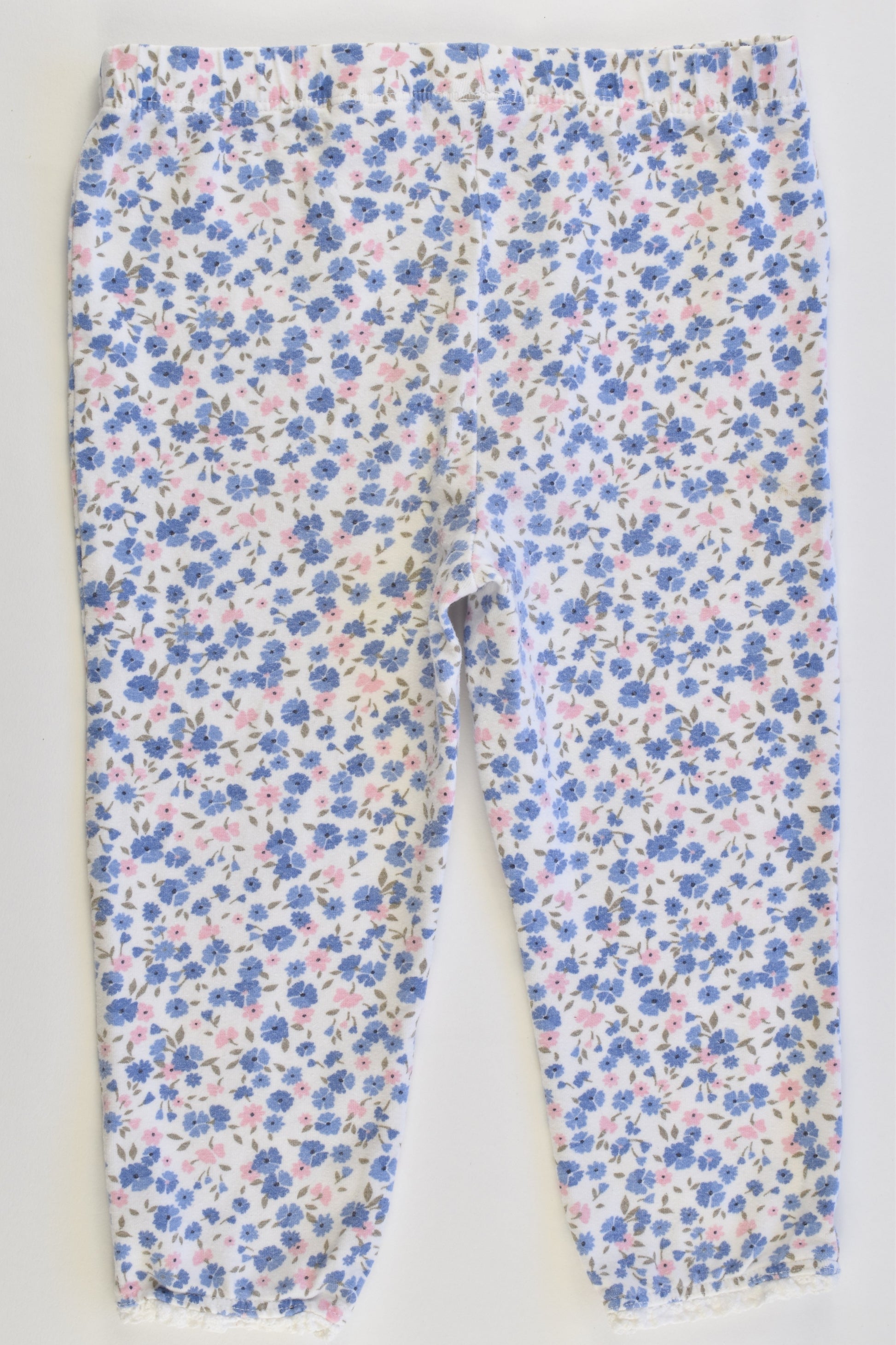 F&F Size 0 (9-12 months) Floral Leggings
