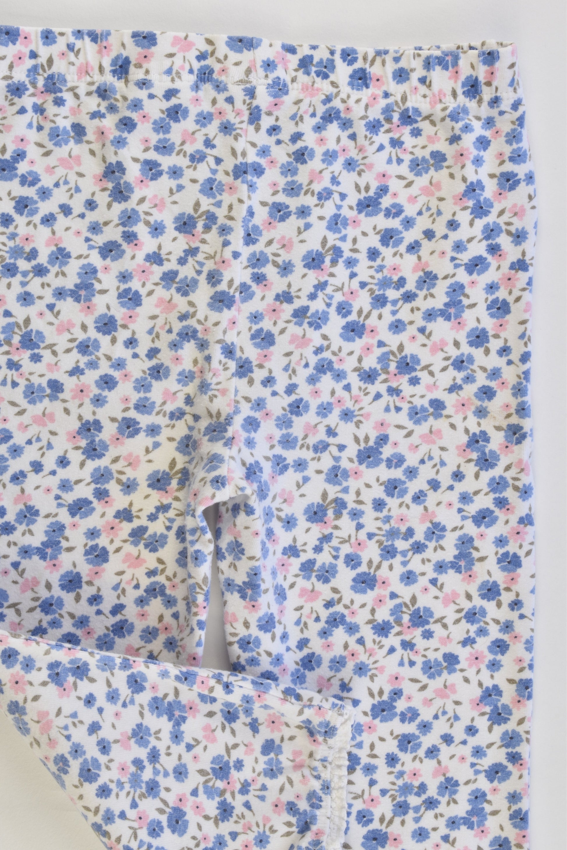 F&F Size 0 (9-12 months) Floral Leggings