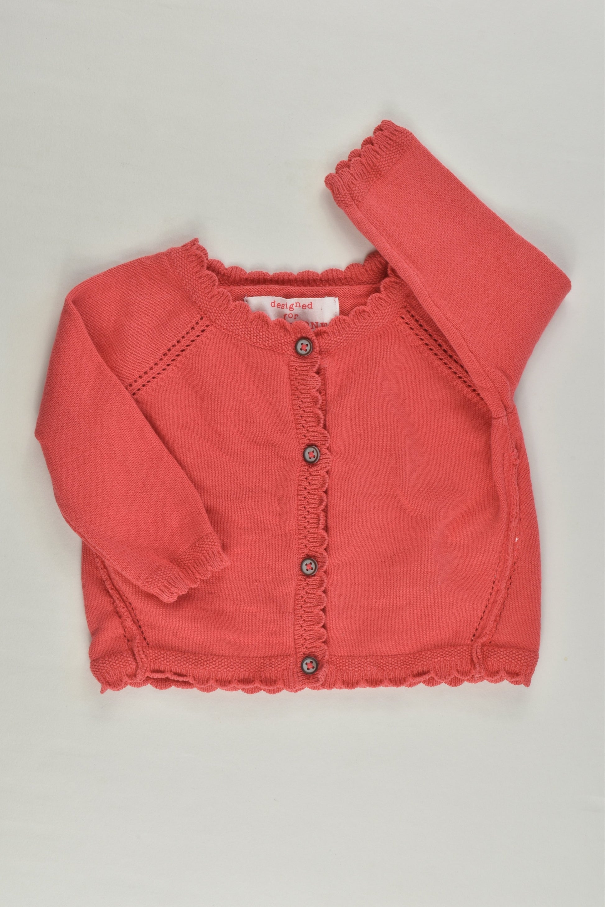 F&F Size 0000 (56 cm) Knitted Cardigan