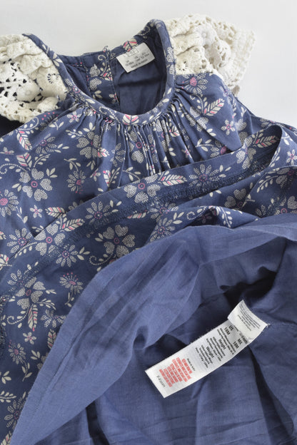 F&F Size 1 (12-18 months, 86 cm) Lined Floral Dress